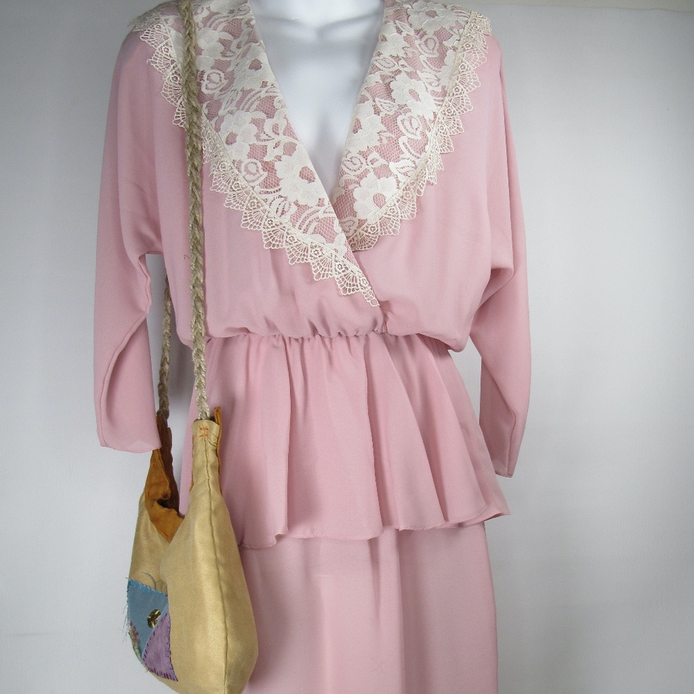 Vintage peplum dress.